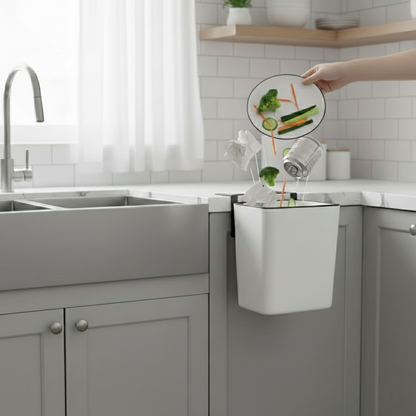 Modern Cabinet Hanging Trash Bin (1514) by Limon