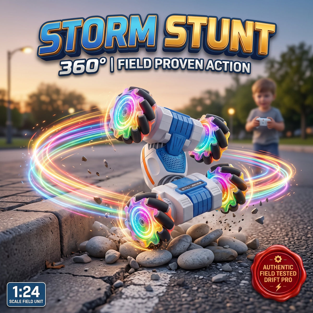 360 Rotate Remote Control Storm Stunt Car With Hand Gesture