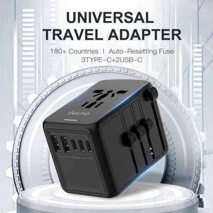 Universal Travel Adapter With USB 2x USB A And 2x USB C