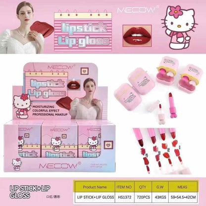 MECOW 2 in 1 Lipstick Lipgloss