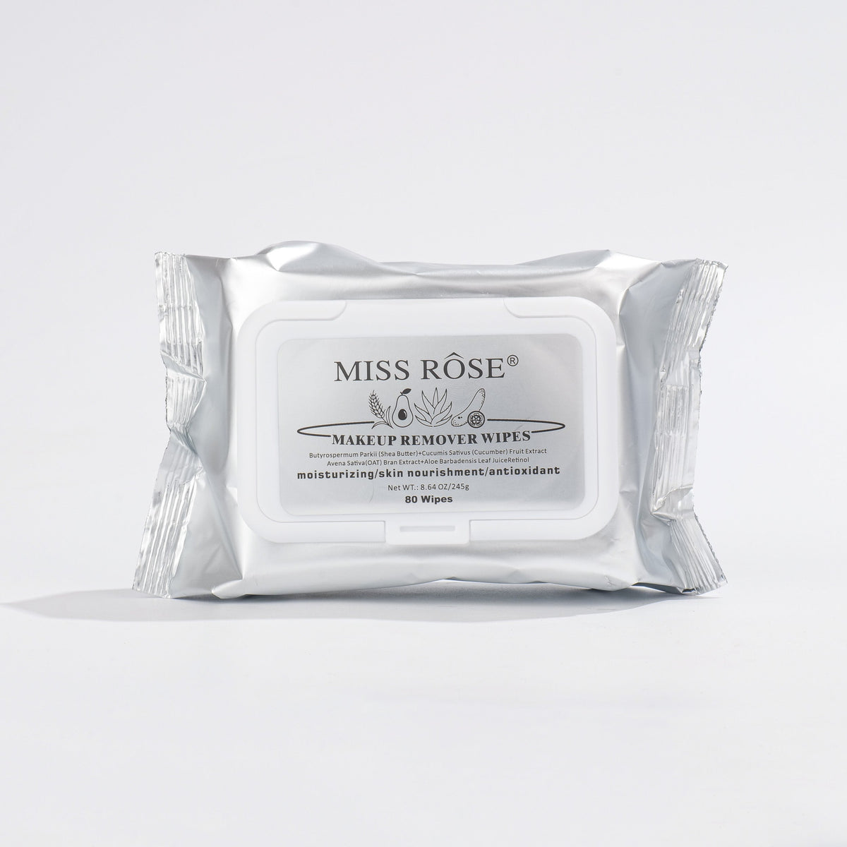Miss Rose Fruity Makeup Remover Wipes
