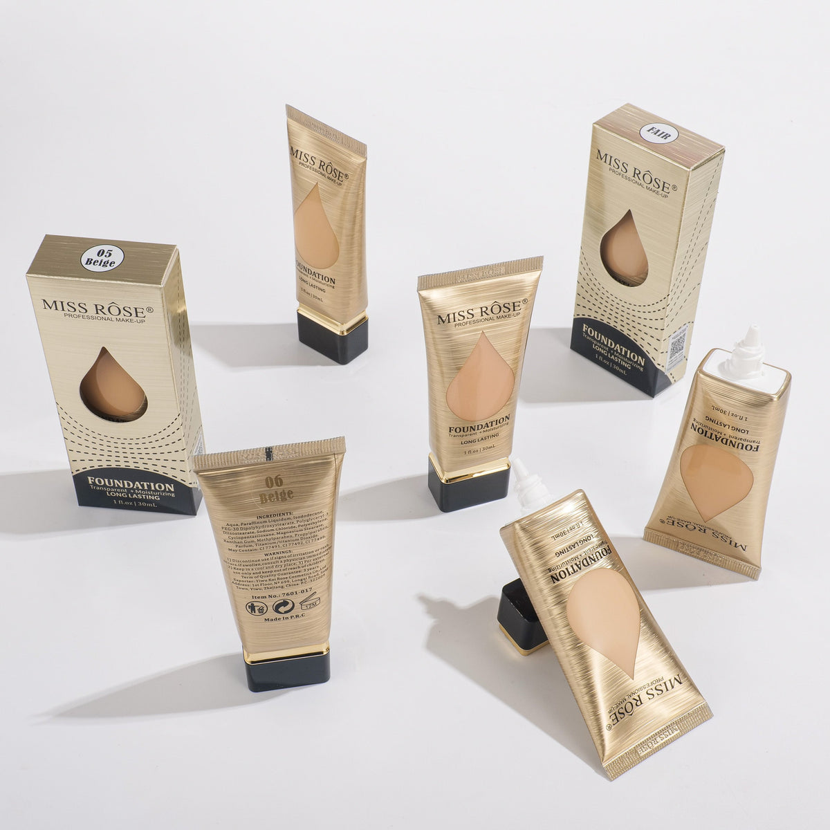 Miss Rose SPF Sun Protection Vitamin E BB Cream