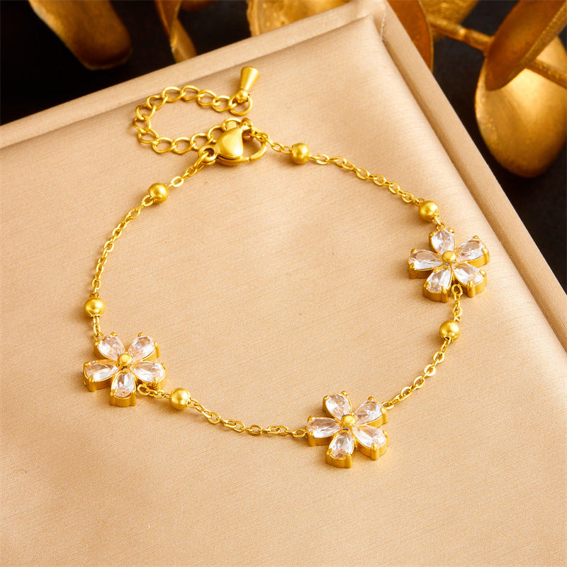 Blossom Glow Crystal Bracelet
