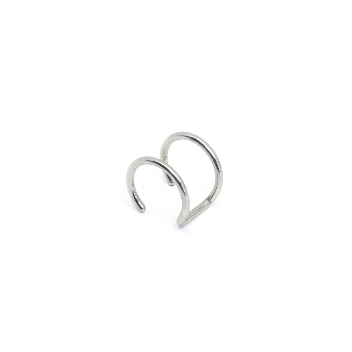 Stainless Steel U-Shaped Double Ear Cuff