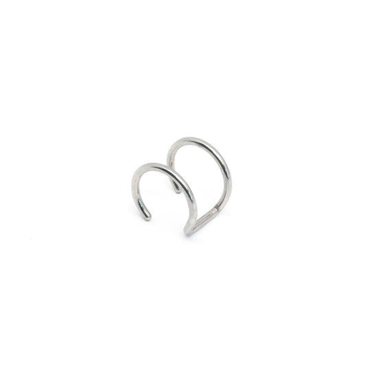 Stainless Steel U-Shaped Double Ear Cuff