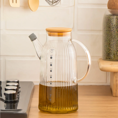 1000ml EcoFlow Borosilicate Oil & Vinegar Cruet (1141)