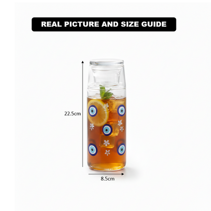 Printed 800ml Glass Carafe (2358) by Limon