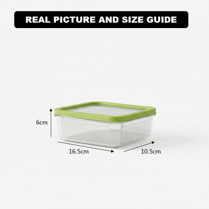 Unbreakable Glass Container (450ml) with Lid (2099) by Limon