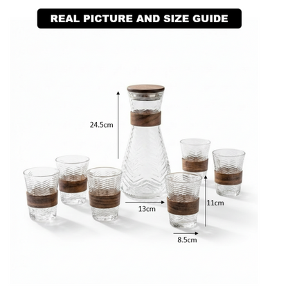 PrismWave Pitcher & Glasses Set (1162)