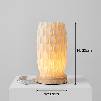 Modern Wooden Base LED Table Lamp