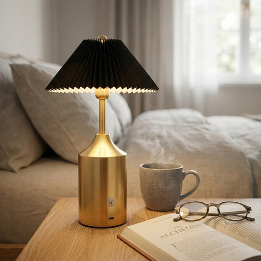 Vintage Gold Rechargeable Touch LED Table Lamp