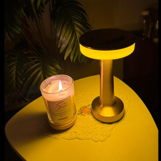 Modern Touch Table Lamp – Metallic Finish