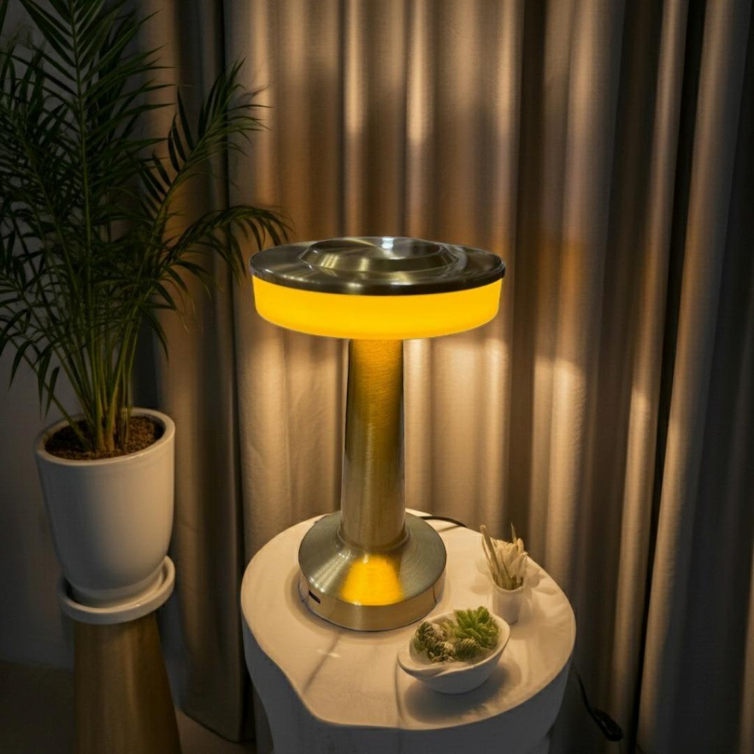 Modern Touch Table Lamp – Metallic Finish