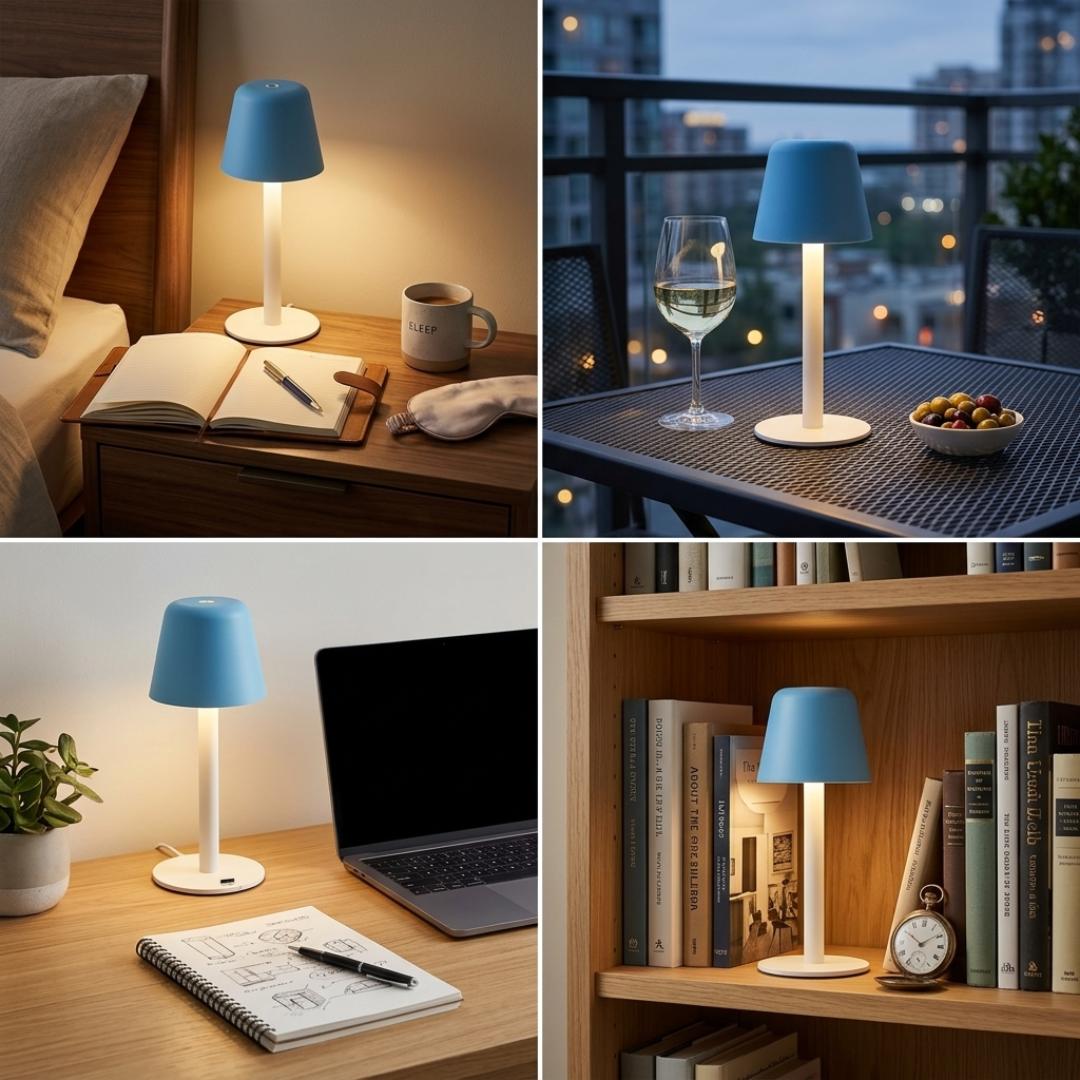 Colorful Rechargeable Touch LED Table Lamp