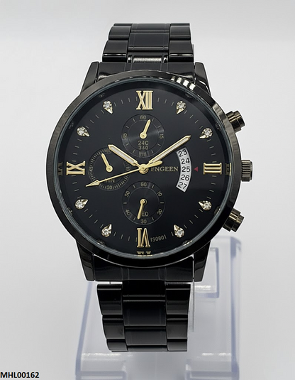 MHL00162 HWR Round Black Digital Men's Watch - MHL