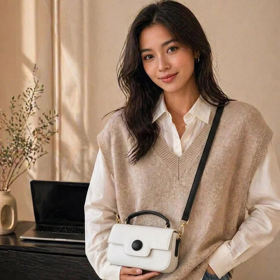Dot Satchel Crossbody