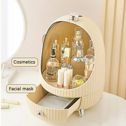 Cosmetic Display Cases With Drawer & LED