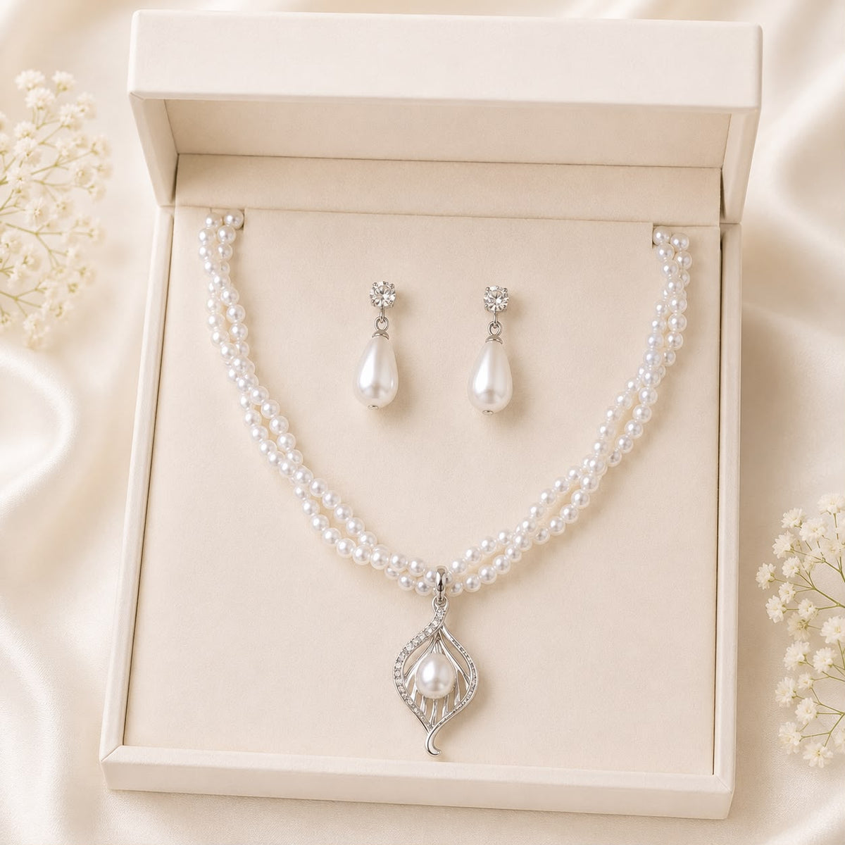 Pearl Necklace Set -05
