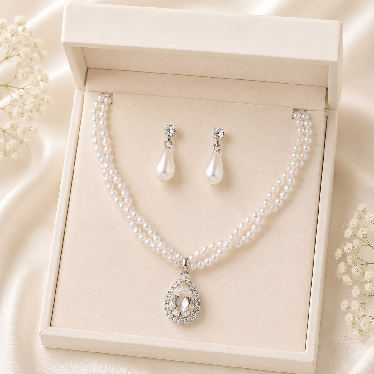 Pearl Necklace Set -06