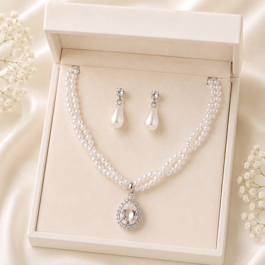Pearl Necklace Set -06