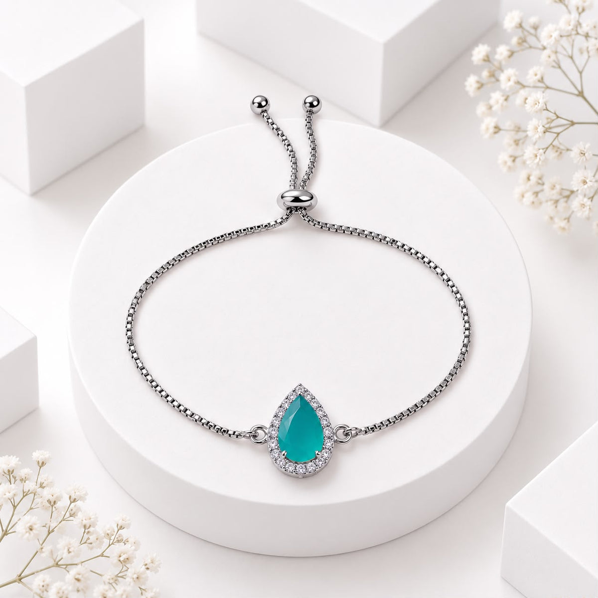 Adjustable Bracelet-272 (Mint Green)
