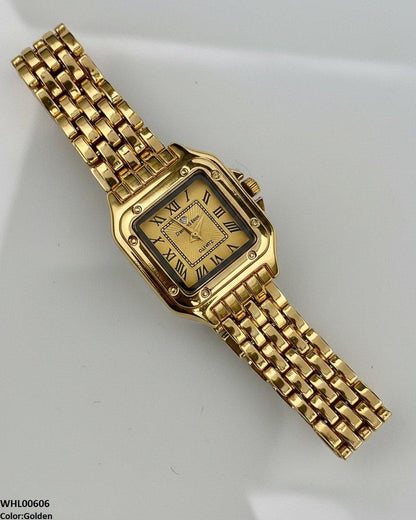 WHL00606 HWR Square Bezel Women's Watch - WHL