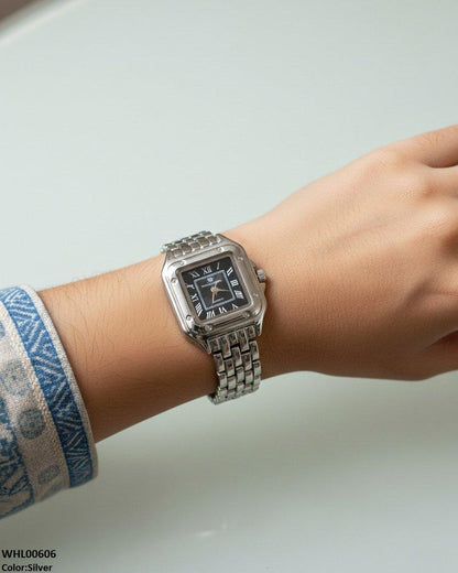 WHL00606 HWR Square Bezel Women's Watch - WHL
