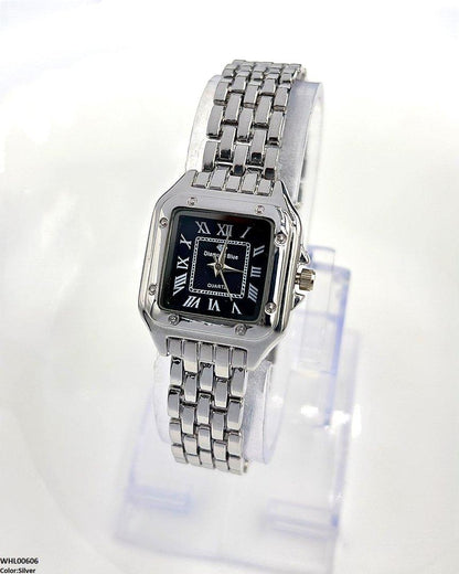 WHL00606 HWR Square Bezel Women's Watch - WHL