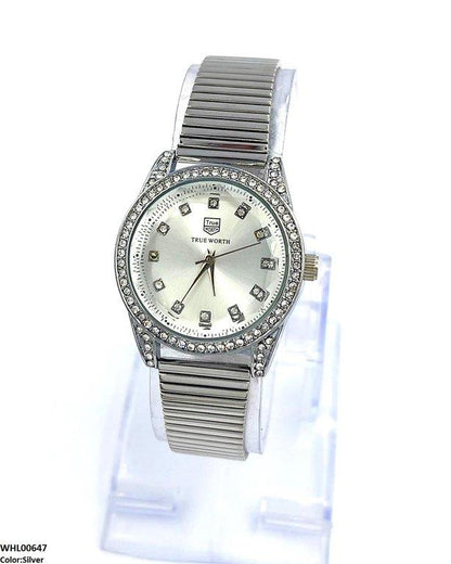 WHL00647 ZWA Round Stone Shafal Chain Women's Watch - WHL