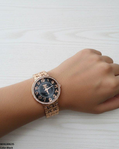 WHL00635 IWA Round Numbering Dial Women's Watch - WHL