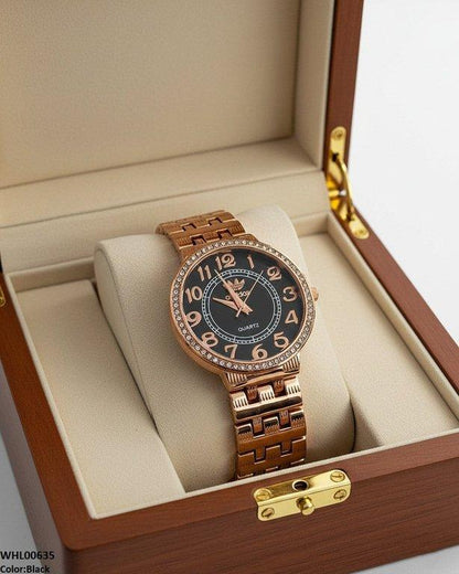 WHL00635 IWA Round Numbering Dial Women's Watch - WHL