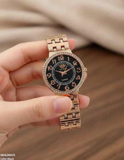 WHL00635 IWA Round Numbering Dial Women's Watch - WHL