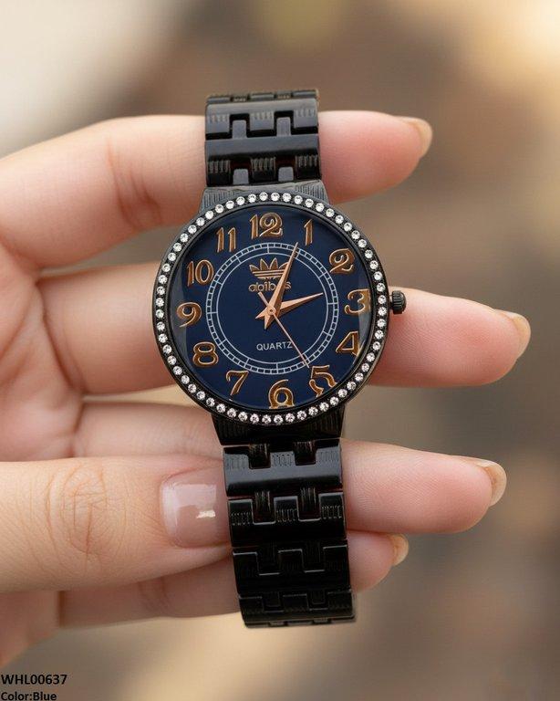 WHL00637 IWA Round Black Dial Women's Watch - WHL