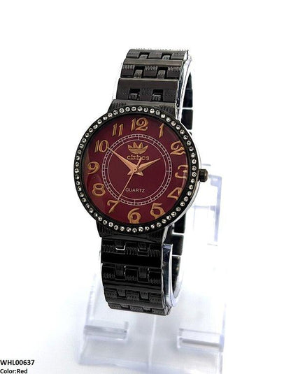 WHL00637 IWA Round Black Dial Women's Watch - WHL