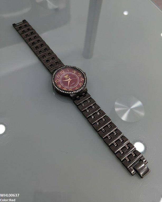 WHL00637 IWA Round Black Dial Women's Watch - WHL