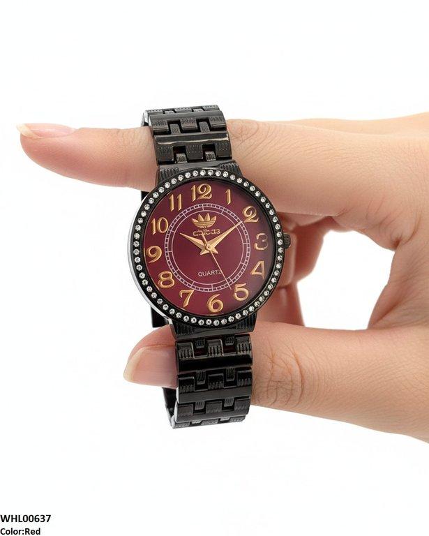 WHL00637 IWA Round Black Dial Women's Watch - WHL
