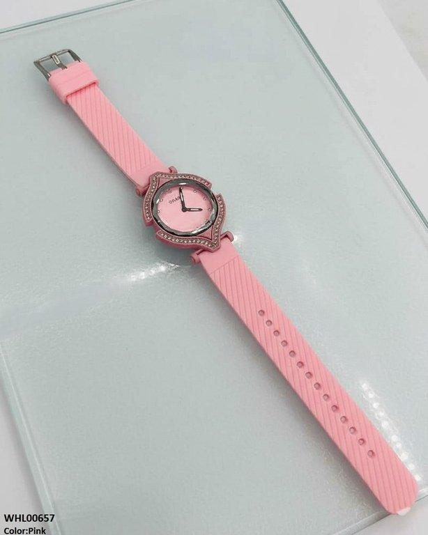 WHL00657 ZWA Round Rhinestone Bezel Women's Watch - WHL