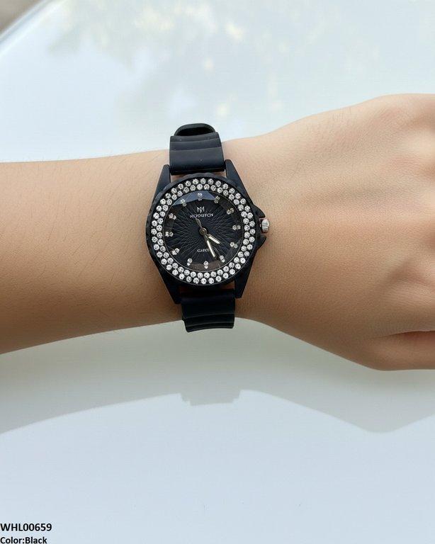 WHL00659 ZWA Round Rhinestone Women's Watch - WHL