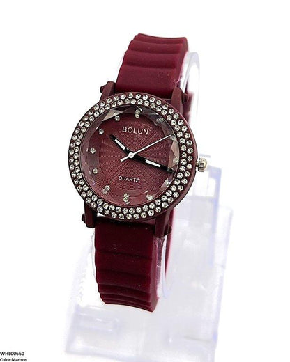 WHL00660 ZWA Round Stone  Women's Watch - WHL