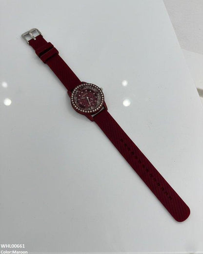 WHL00661 ZWA Round Stone  Women's Watch - WHL