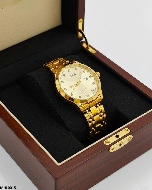 MHL00151 HWR Round Stone Dial Men's Watch - MHL