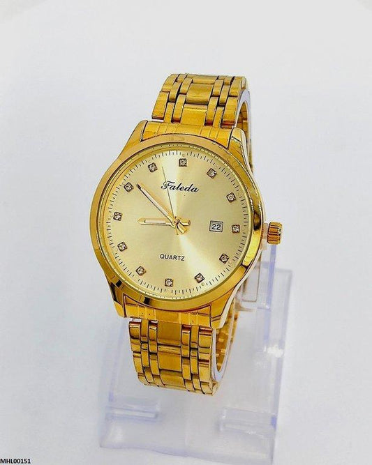MHL00151 HWR Round Stone Dial Men's Watch - MHL