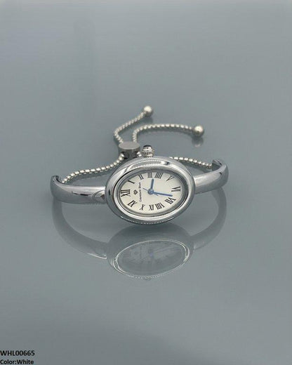 WHL00665 HWR Oval Dial Bracelet Women's Watch - WHL
