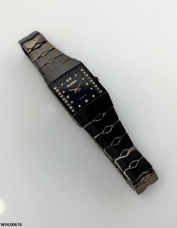 WHL00674 HWR Square Stone Dial Women's Watch - WHL