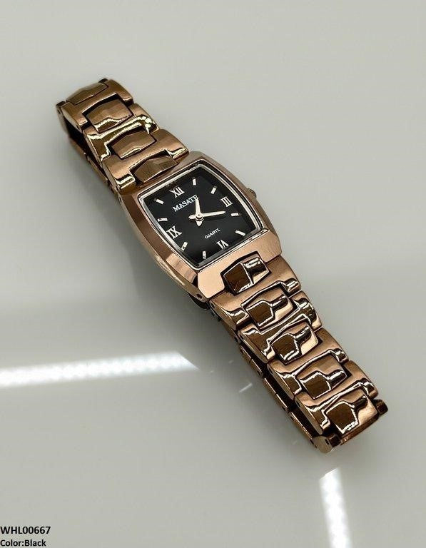 WHL00667 HWR Square Bezel Women's Watch - WHL