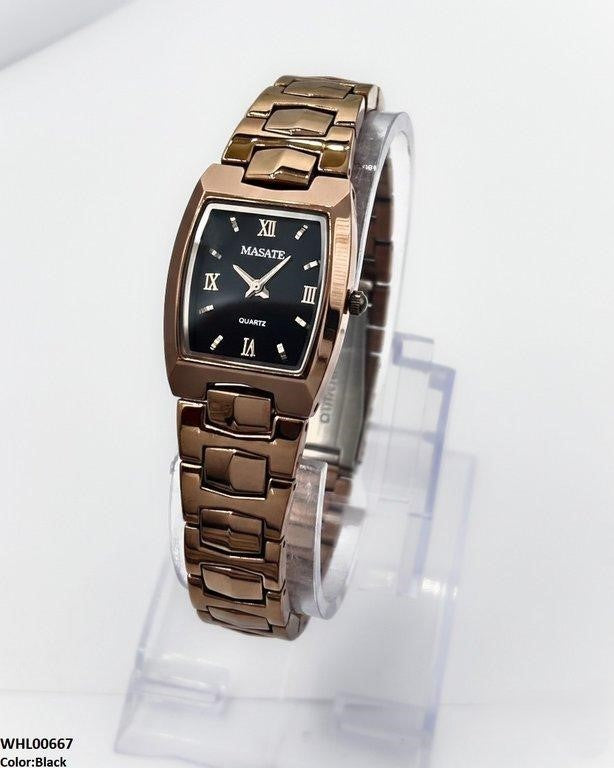 WHL00667 HWR Square Bezel Women's Watch - WHL