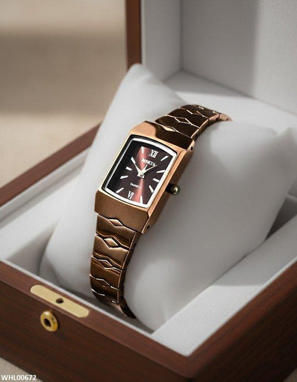WHL00672 HWR Square Dial Women's Watch - WHL