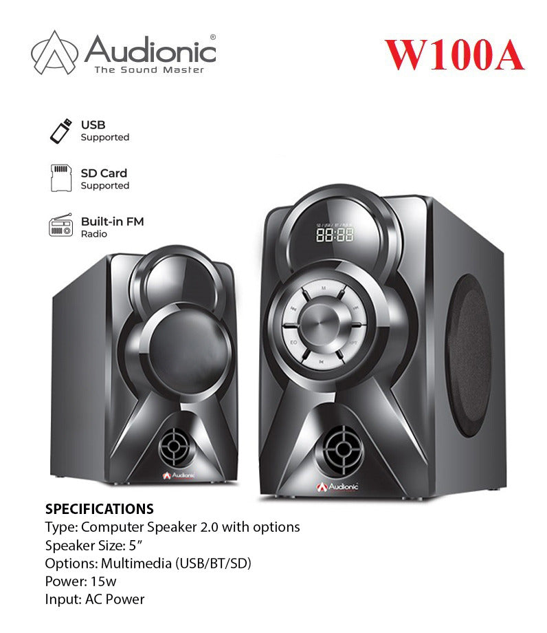 W100A Computer Multimedia 2.0 Speaker