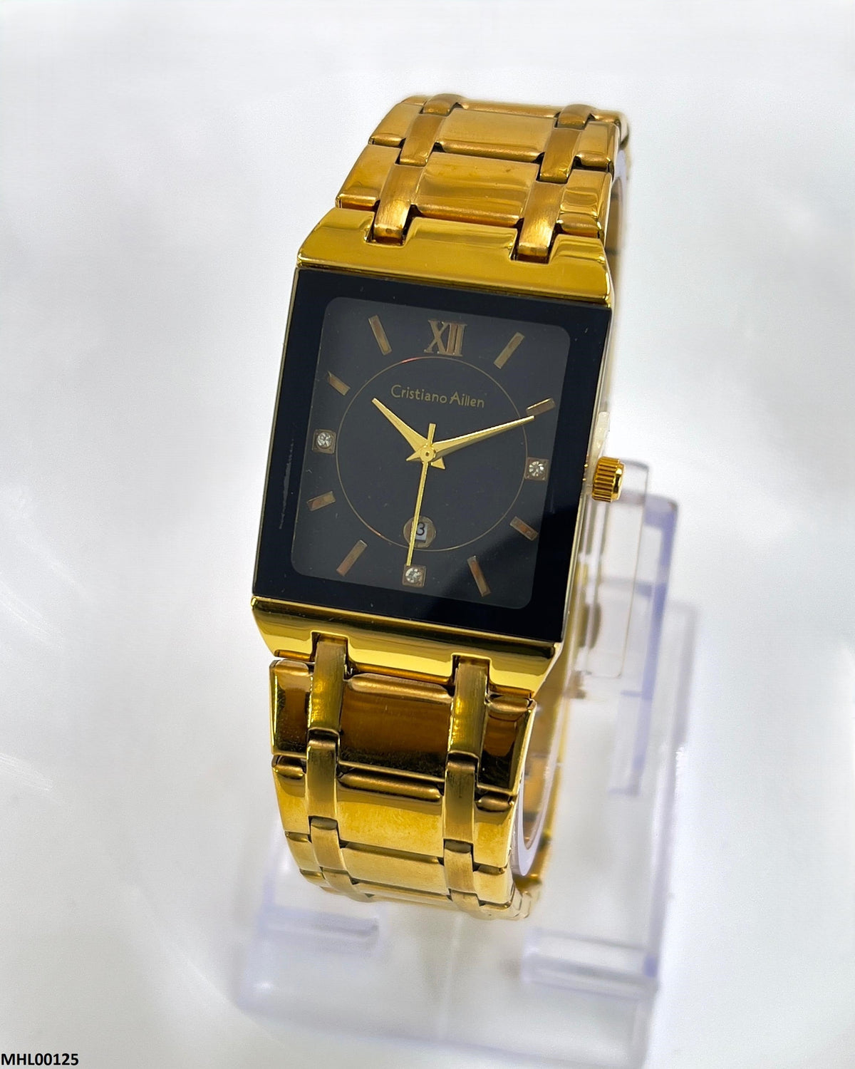 MHL00125 HWR Rectangle Dial Men's Watch - MHL