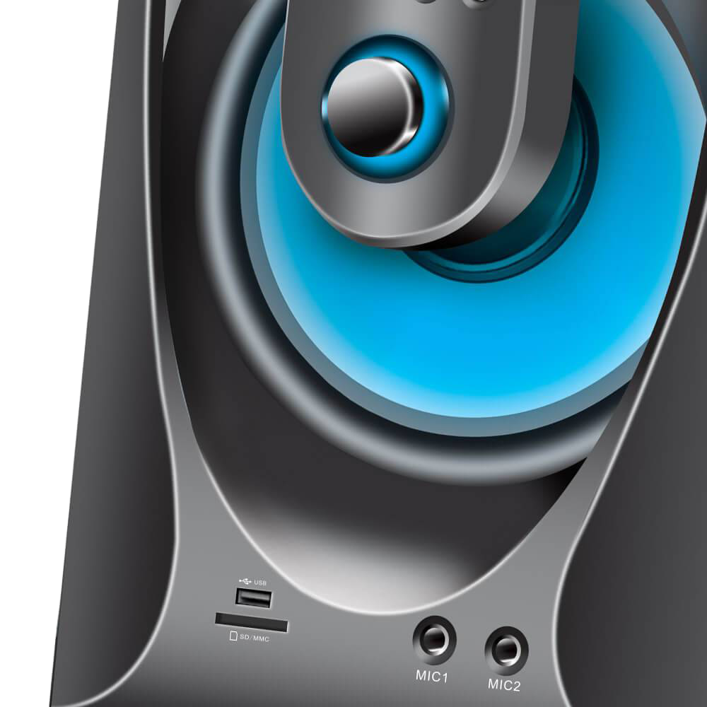 REBORN RB-95 (2.1 CHANNEL MULTIMEDIA SPEAKER)